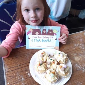 Three Bears Cookery Club Franchise teaching cookery to children