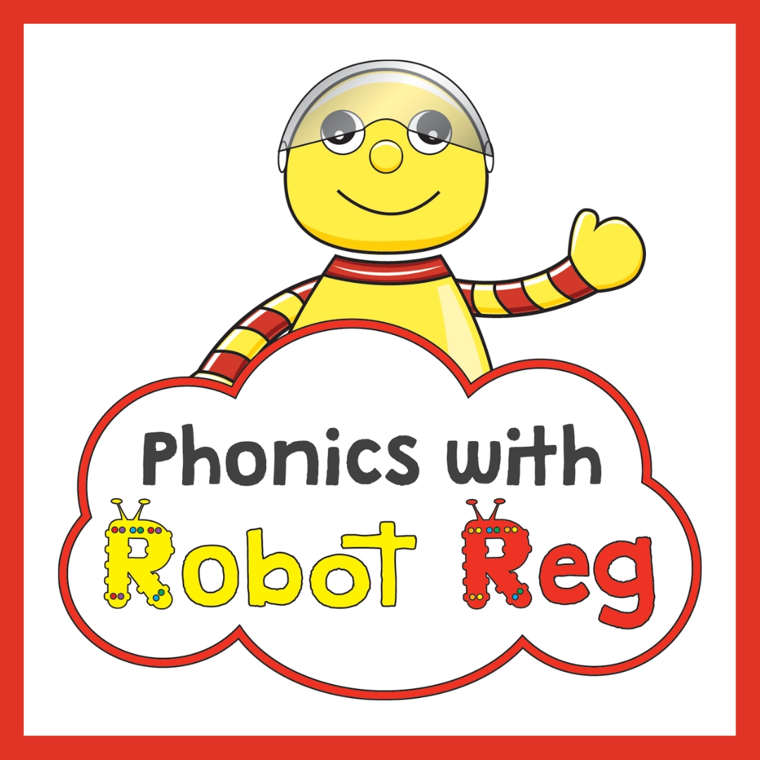 Phonics with Robot Reg childrens STEM franchise logo
